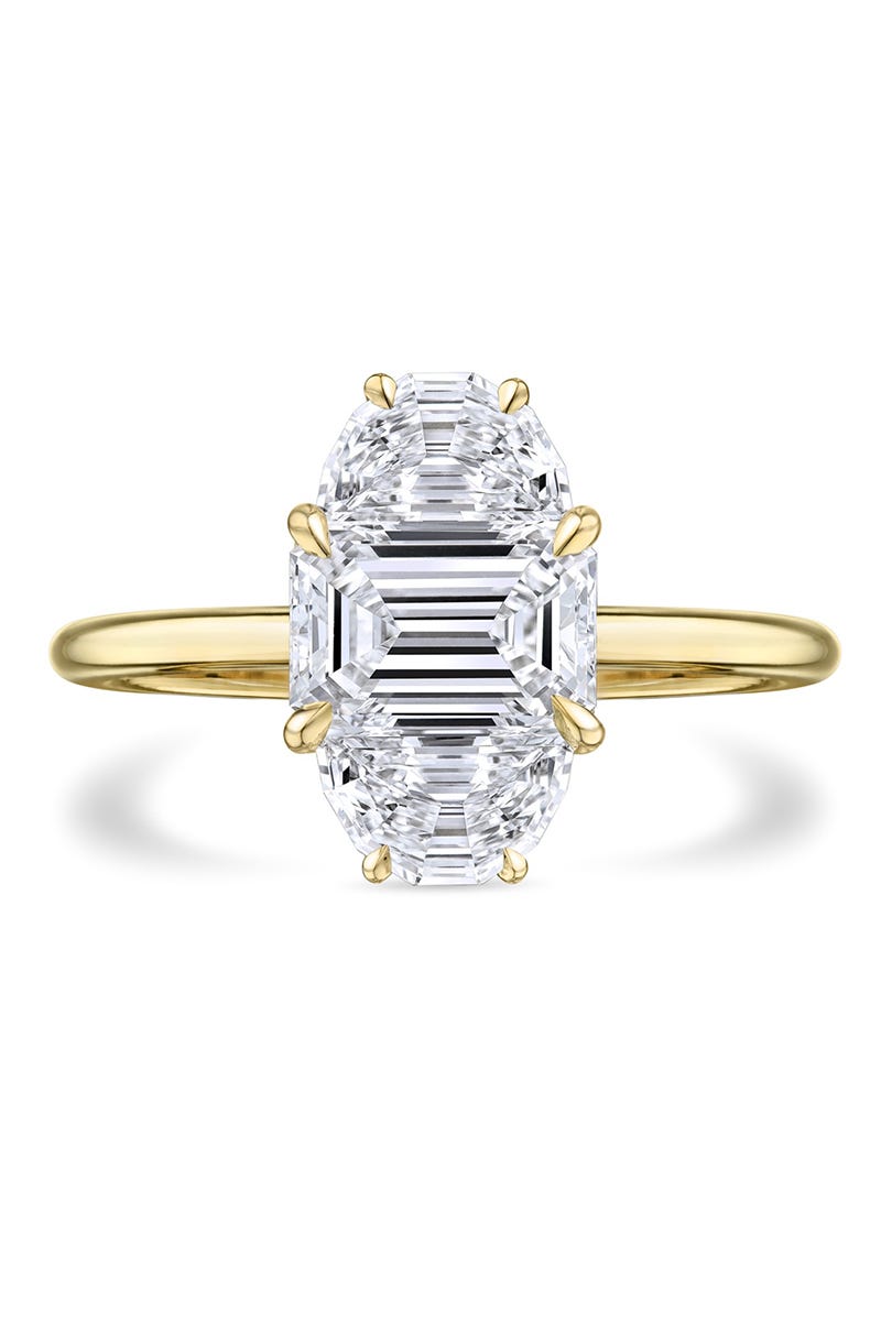 emerald cut engagement rings