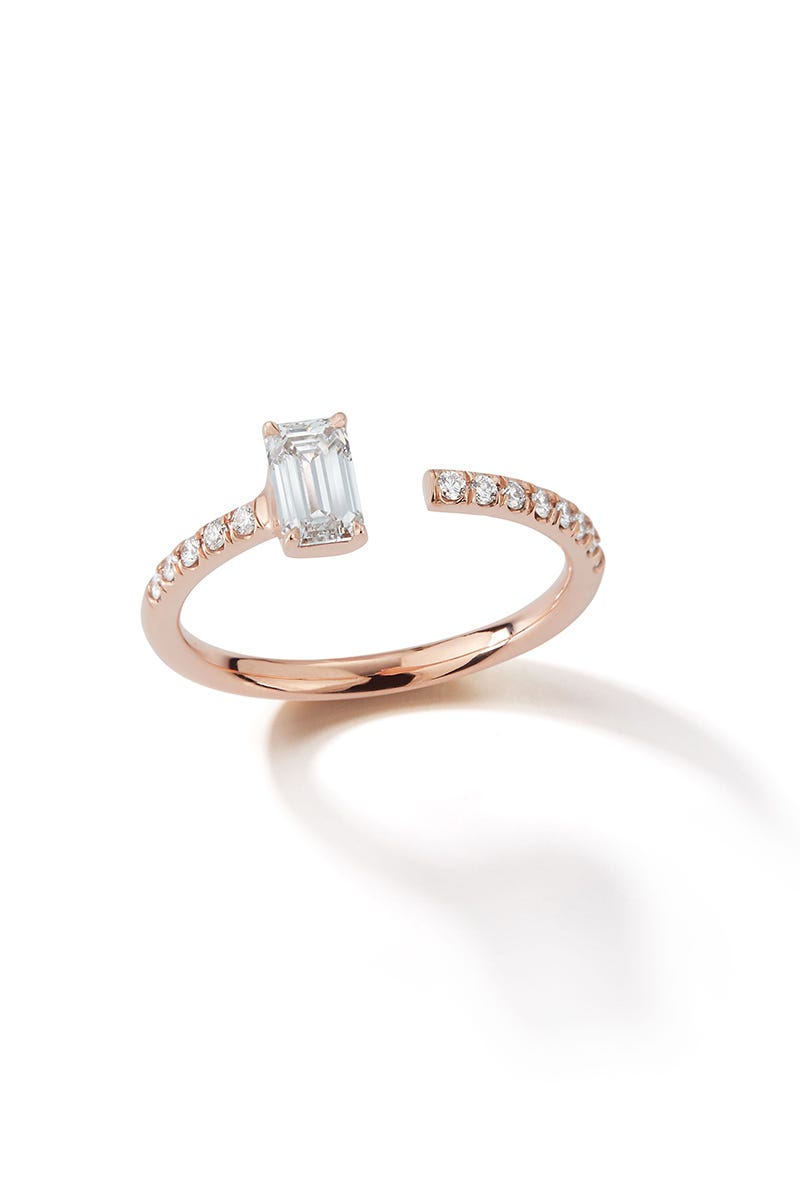 emerald cut engagement rings