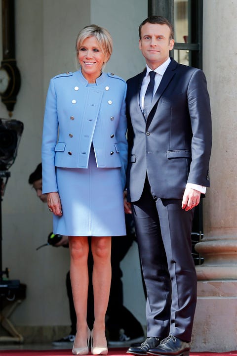 Emmanuel and Brigitte Macron Photos - Emmanuel Macron and Brigitte ...