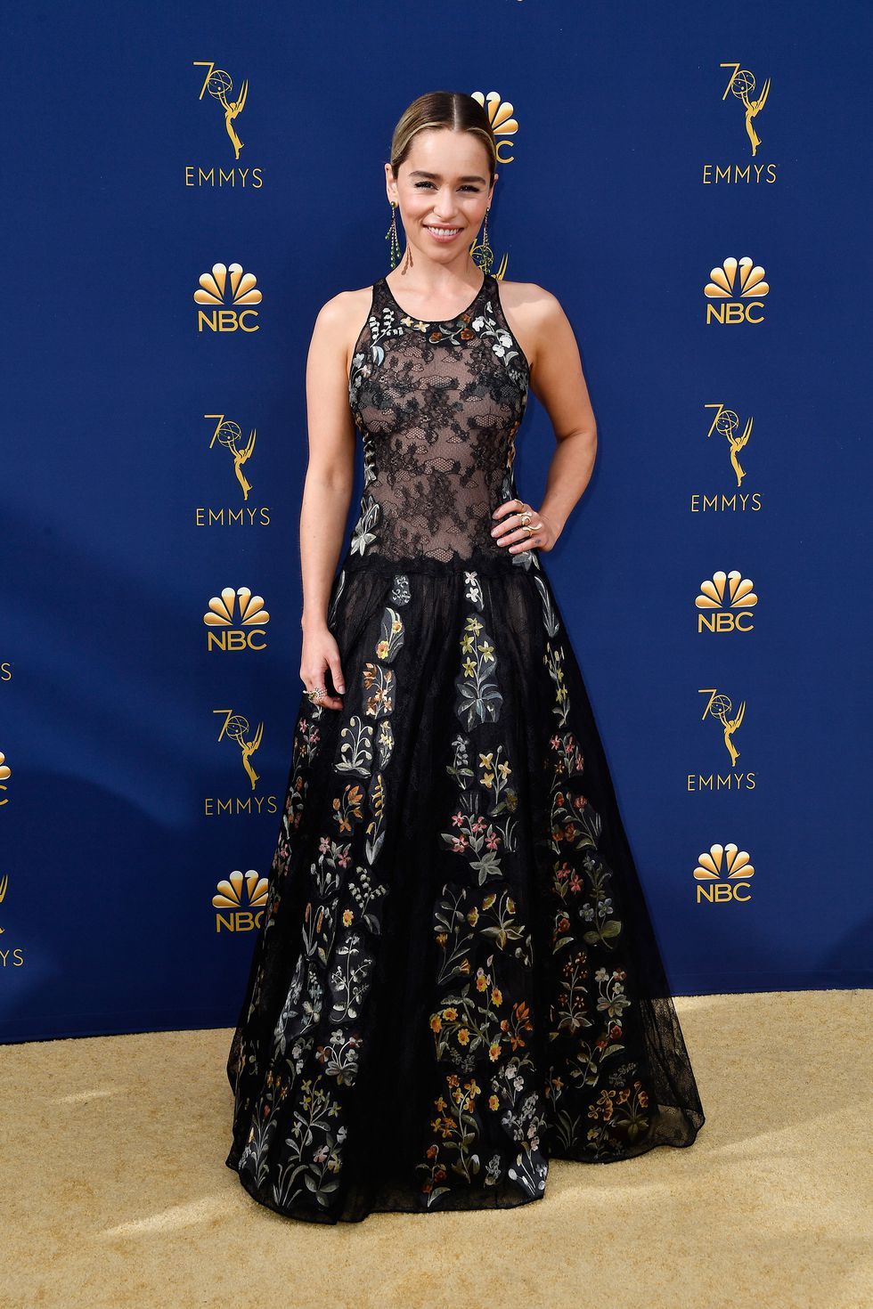 Emmys 2018: Millie Bobby Brown Wore CALVIN KLEIN BY APPOINTMENT