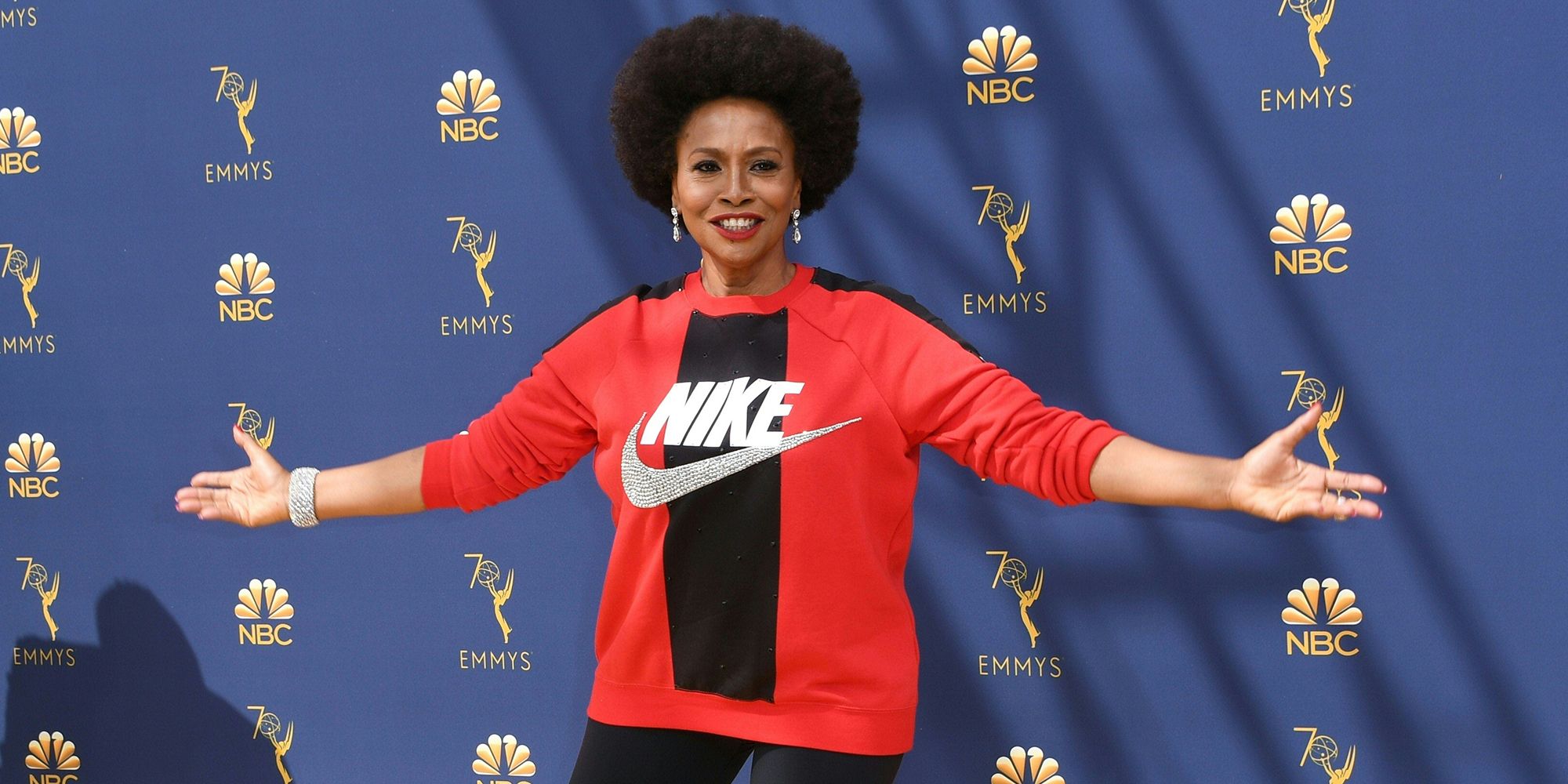 Actress Jenifer Lewis Wears Nike on the Red Carpet To Support Colin Kaepernick
