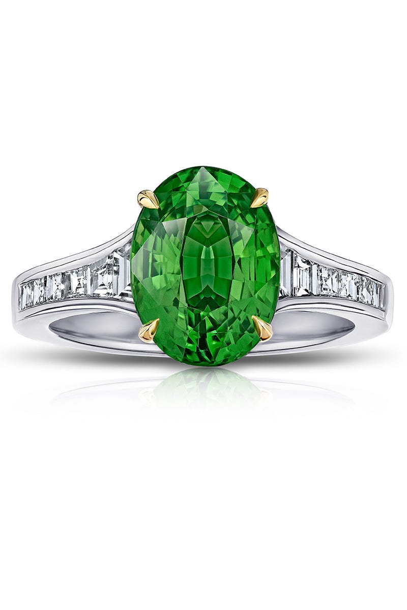 Green, Ring, Emerald, Fashion accessory, Gemstone, Jewellery, Engagement ring, Pre-engagement ring, Diamond, Platinum, 