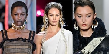 Hair, Fashion model, Hairstyle, Eyebrow, Fashion, Beauty, Lip, Nose, Skin, Jewellery, 