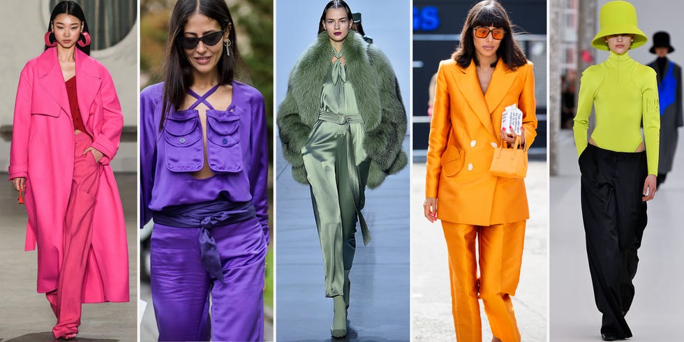 5 Top Fall Color Fashion Trends 2019 - Pistachio and Purple Color Trend