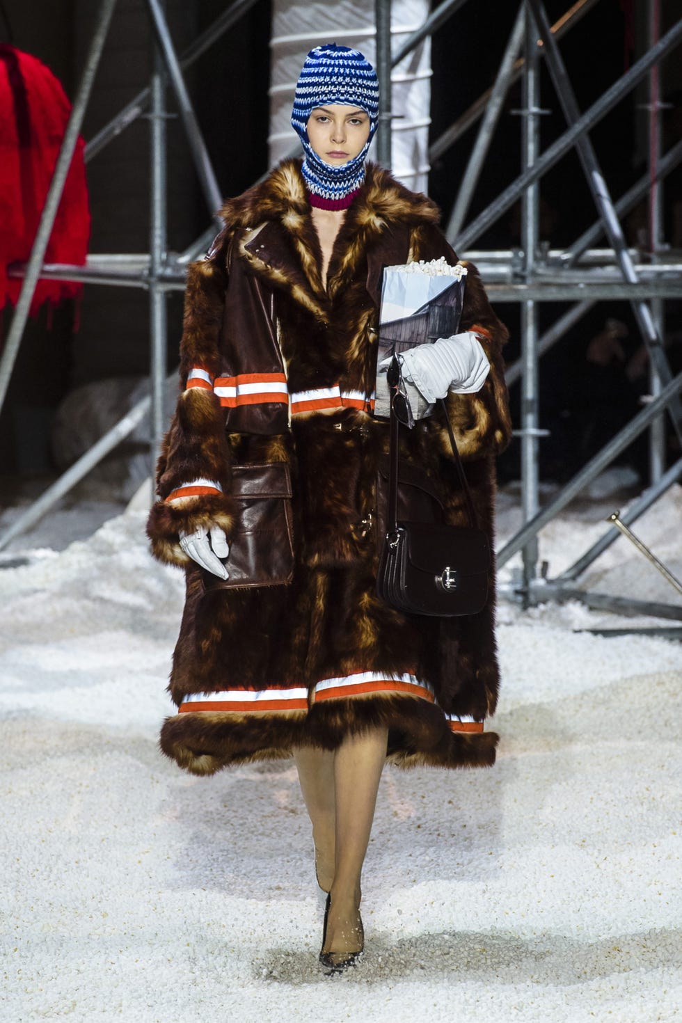 Fashion, Runway, Fur, Winter, Fashion show, Outerwear, Headgear, Fashion design, Event, Haute couture, 
