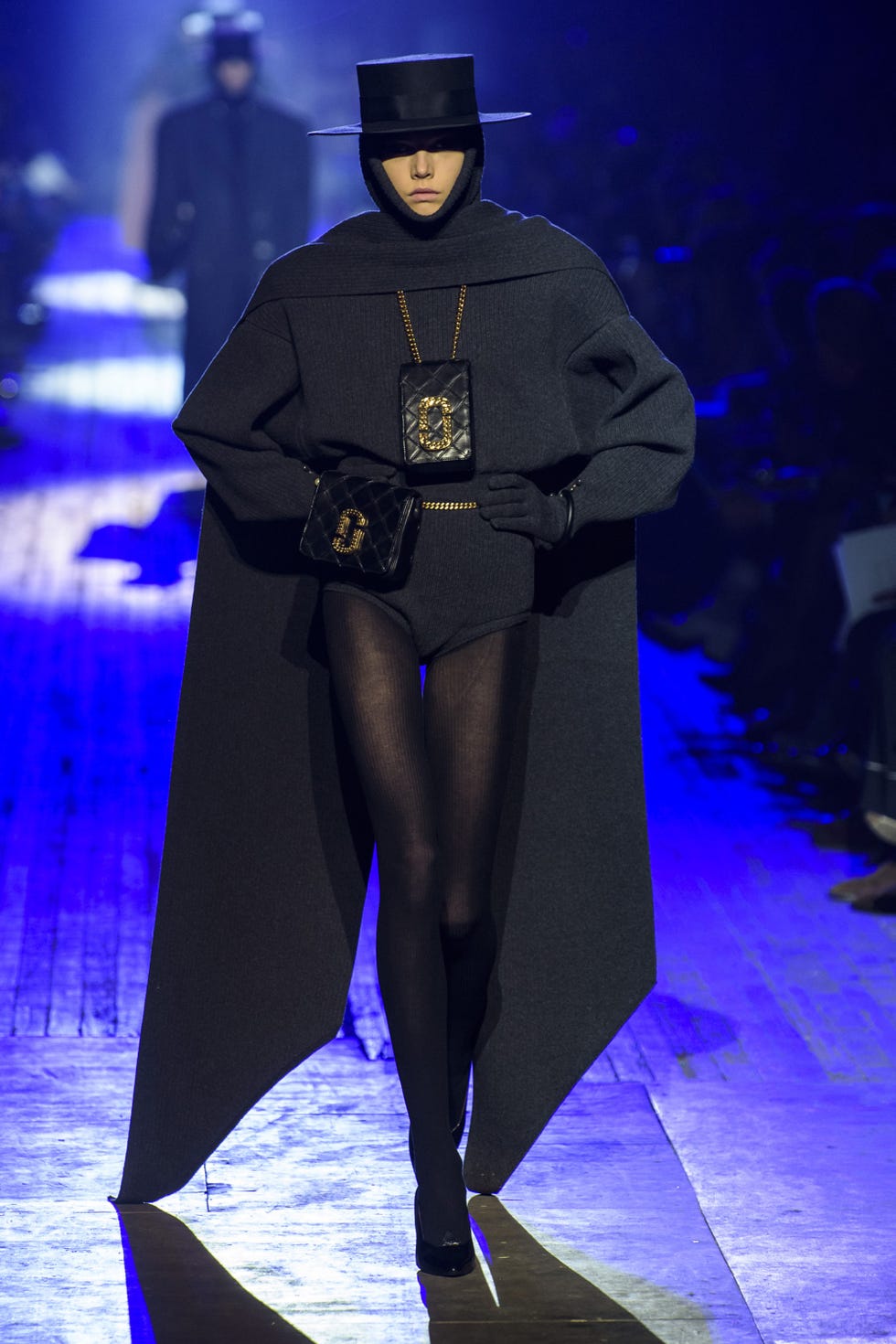Fashion, Runway, Fashion show, Haute couture, Fashion design, Event, Electric blue, 