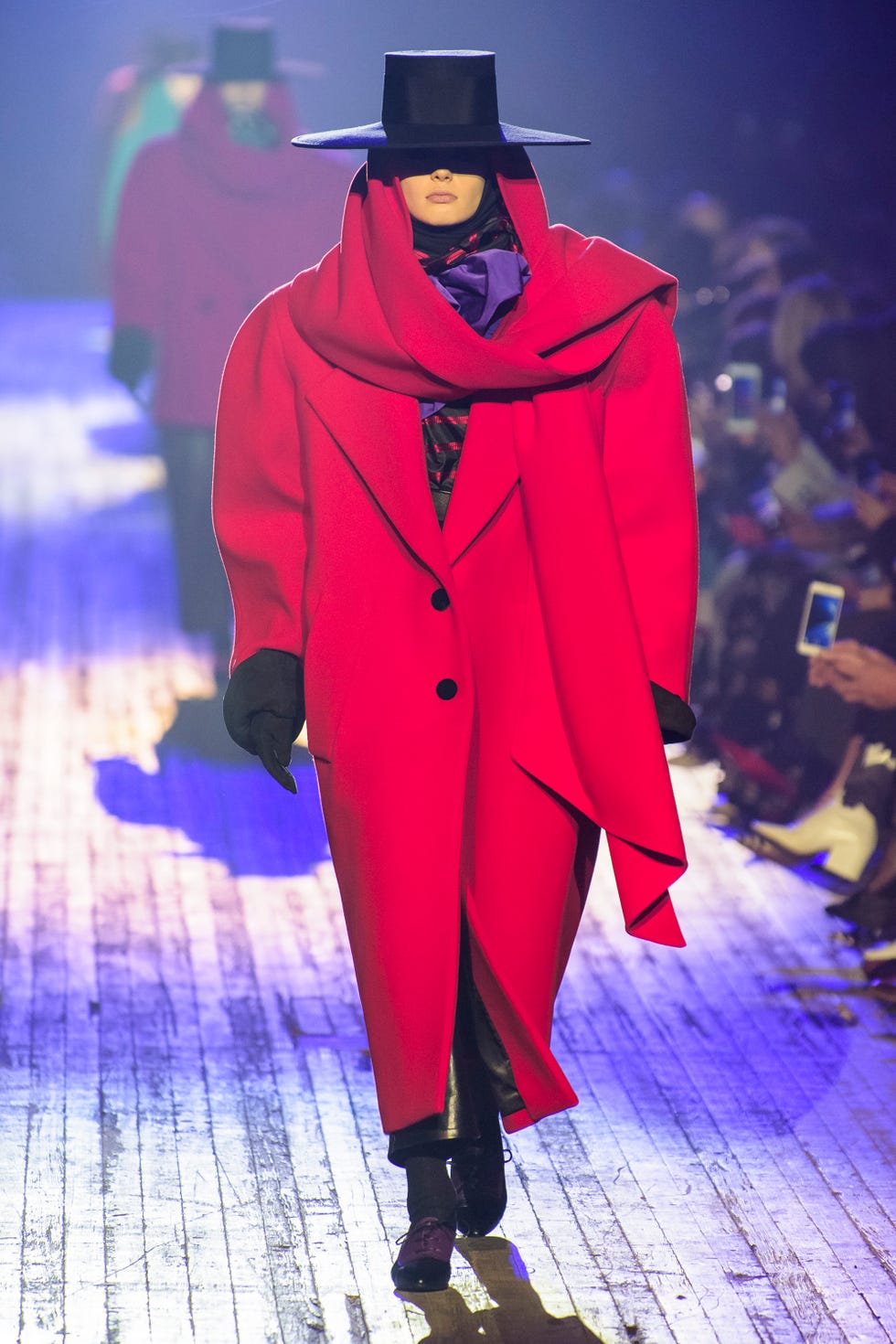 Fashion, Runway, Fashion show, Fashion design, Outerwear, Haute couture, Cloak, Mantle, Event, Fictional character, 