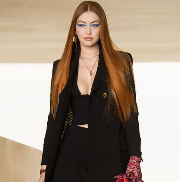 gigi hadid new red hair color inspired by the queen's gambit
