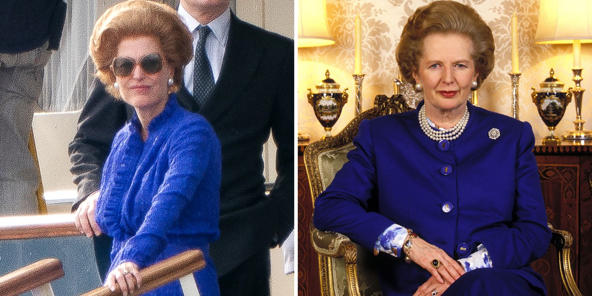 See Gillian Anderson as Margaret Thatcher in The Crown Season 4