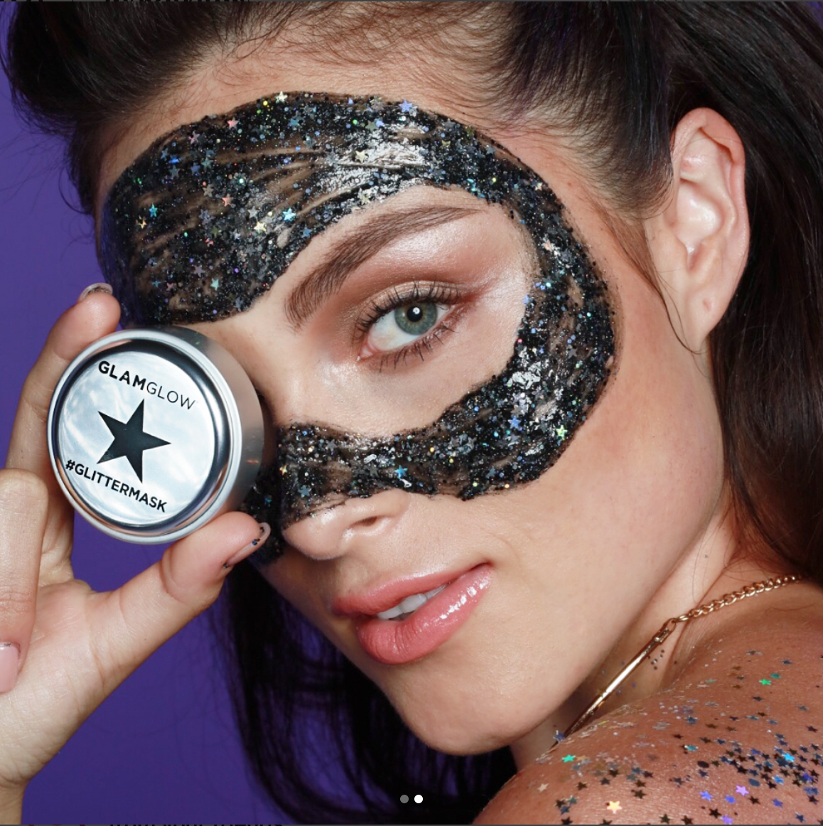 Glitter Face Masks Will Be New Essential - Glamglow Glitter Face Mask - Faced Glitter Mask