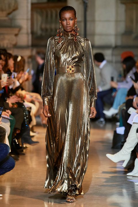 andrew gn gold dress