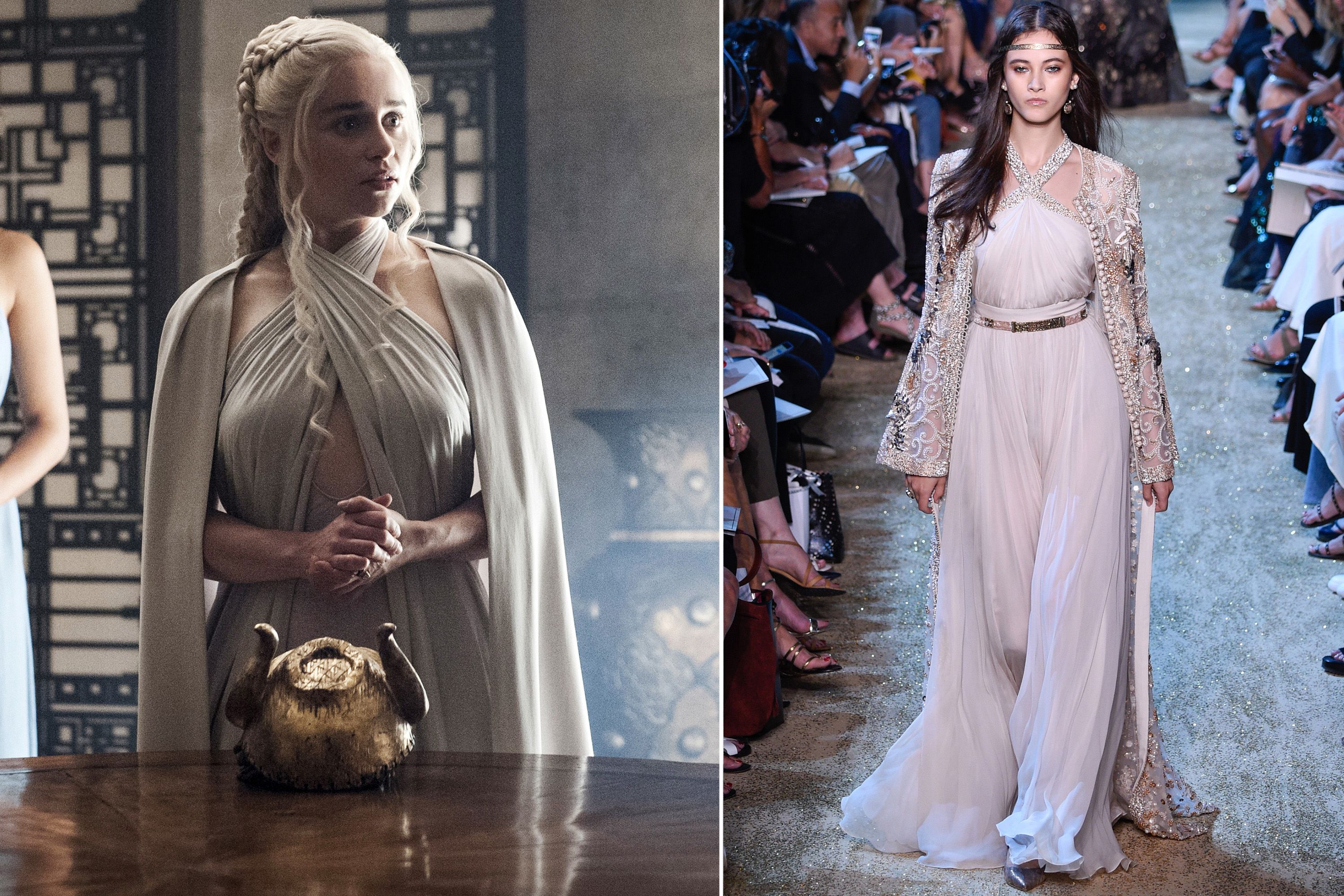 Game of Thrones'-inspired couture holds court in Paris – Boston Herald