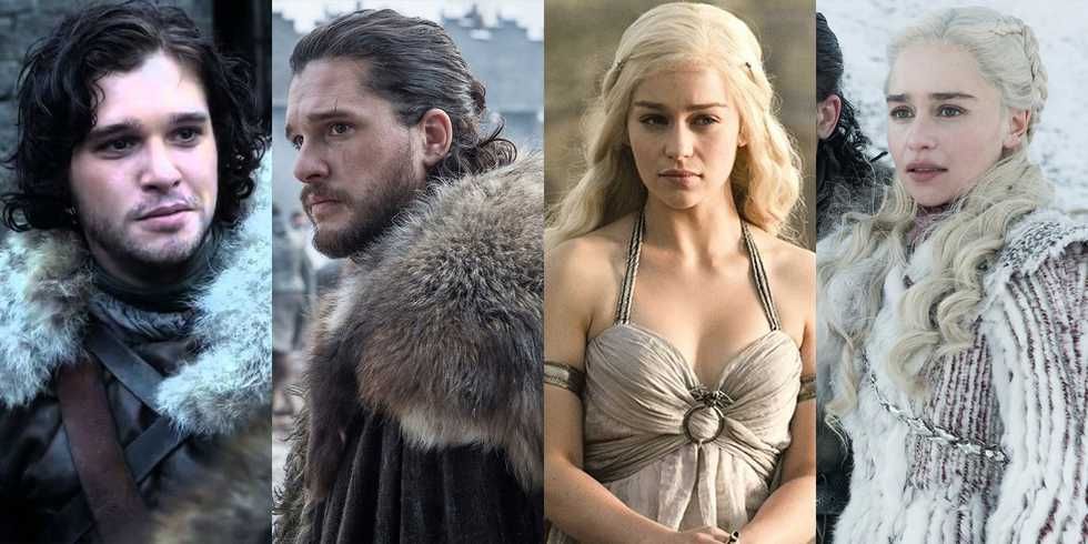 Game of Thrones' Characters, Season 1 vs. Season 6