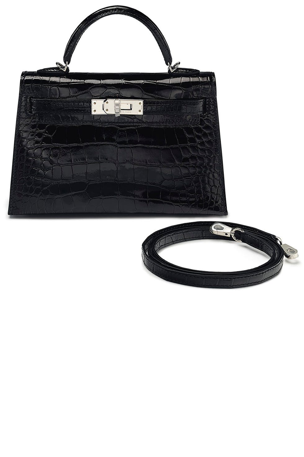 HERMES BIRKIN BLACK WITH SILVER HARDWARE BAG, Women's Fashion