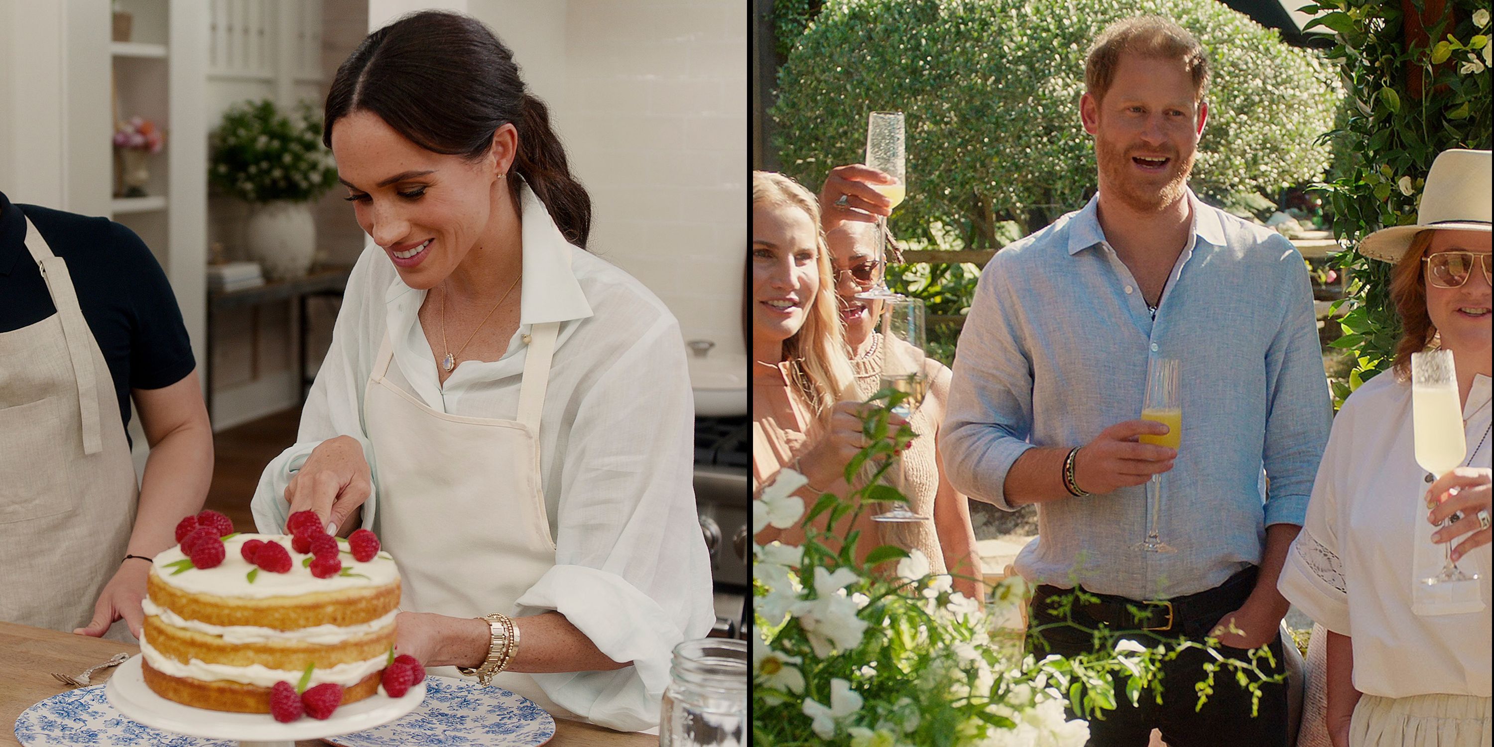 Prince Harry Dotes on Duchess Meghan During a Sweet Cameo in Her Netflix Show