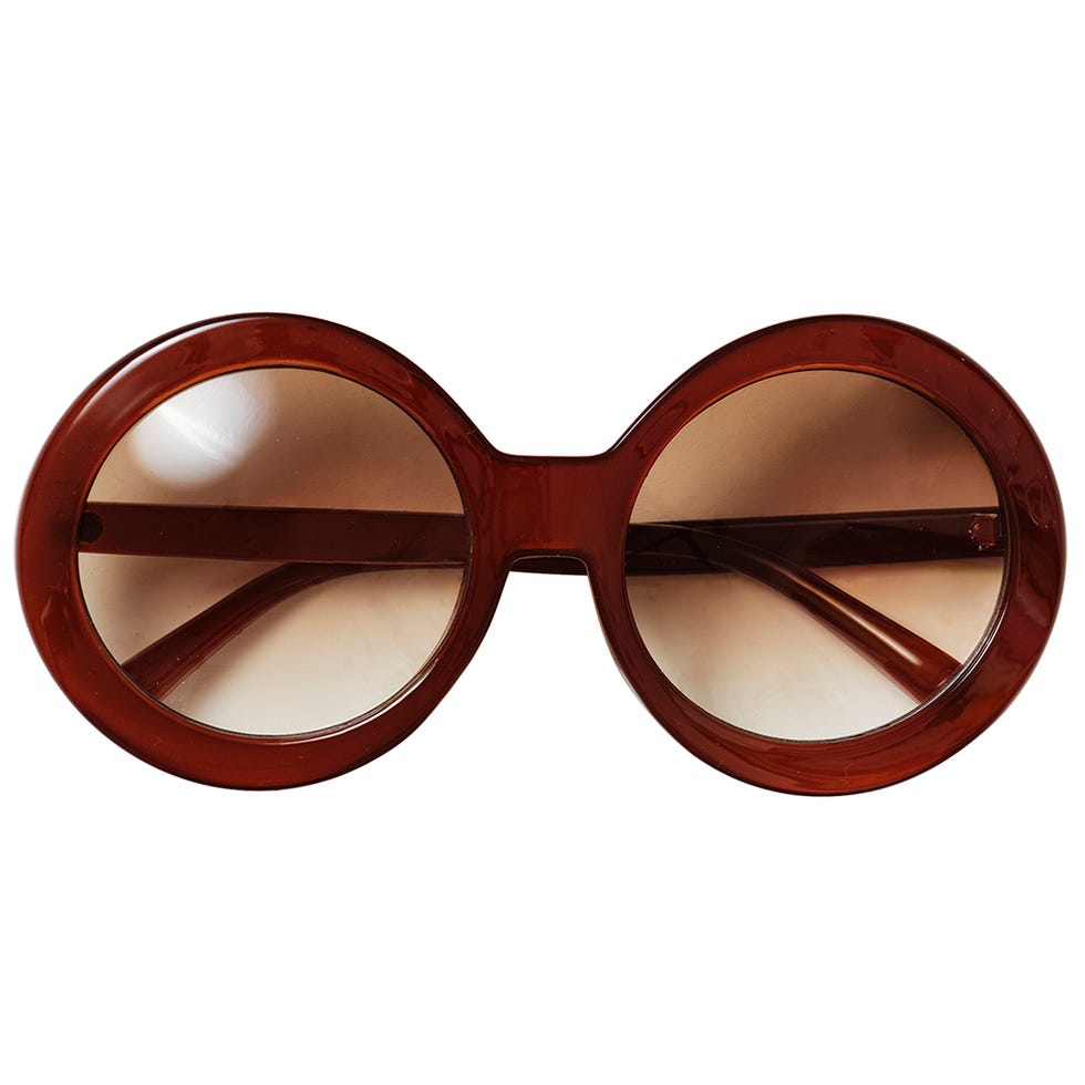 Eyewear, Sunglasses, Glasses, Personal protective equipment, Brown, Product, Goggles, Vision care, Wood, Circle, 