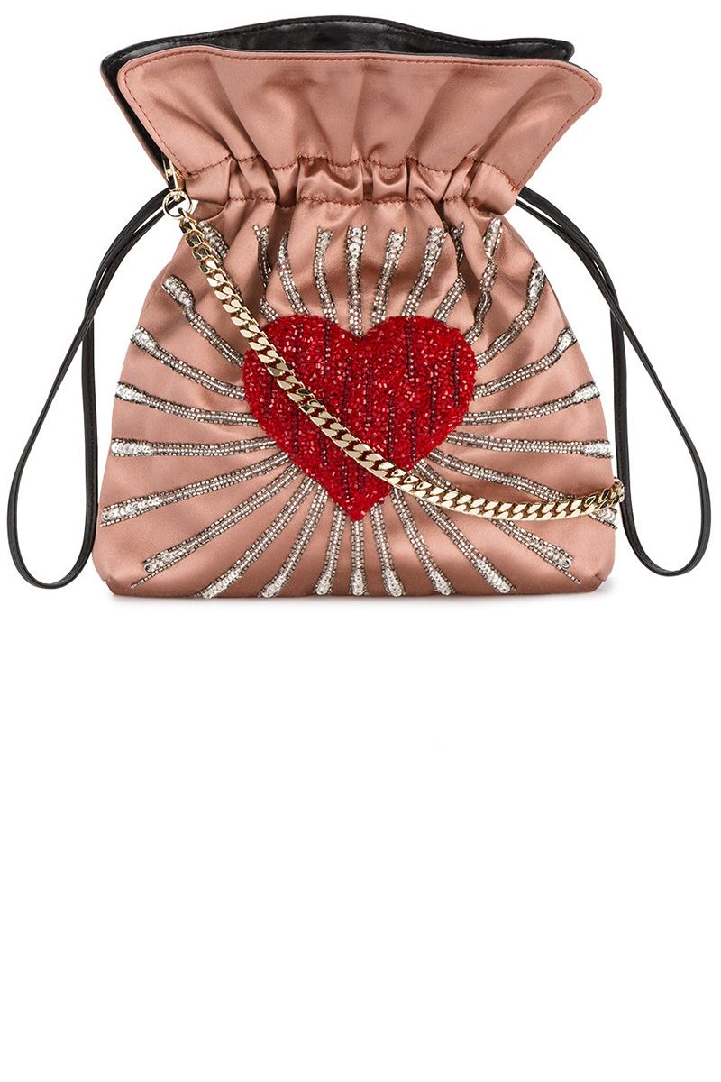 Bag, Handbag, Red, Fashion accessory, Peach, Shoulder, Coin purse, Shoulder bag, Beige, Neck, 
