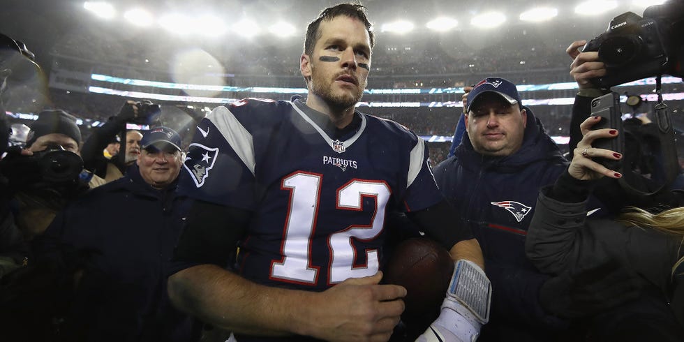 The last Patriots-Titans playoff game included a Trump cameo and