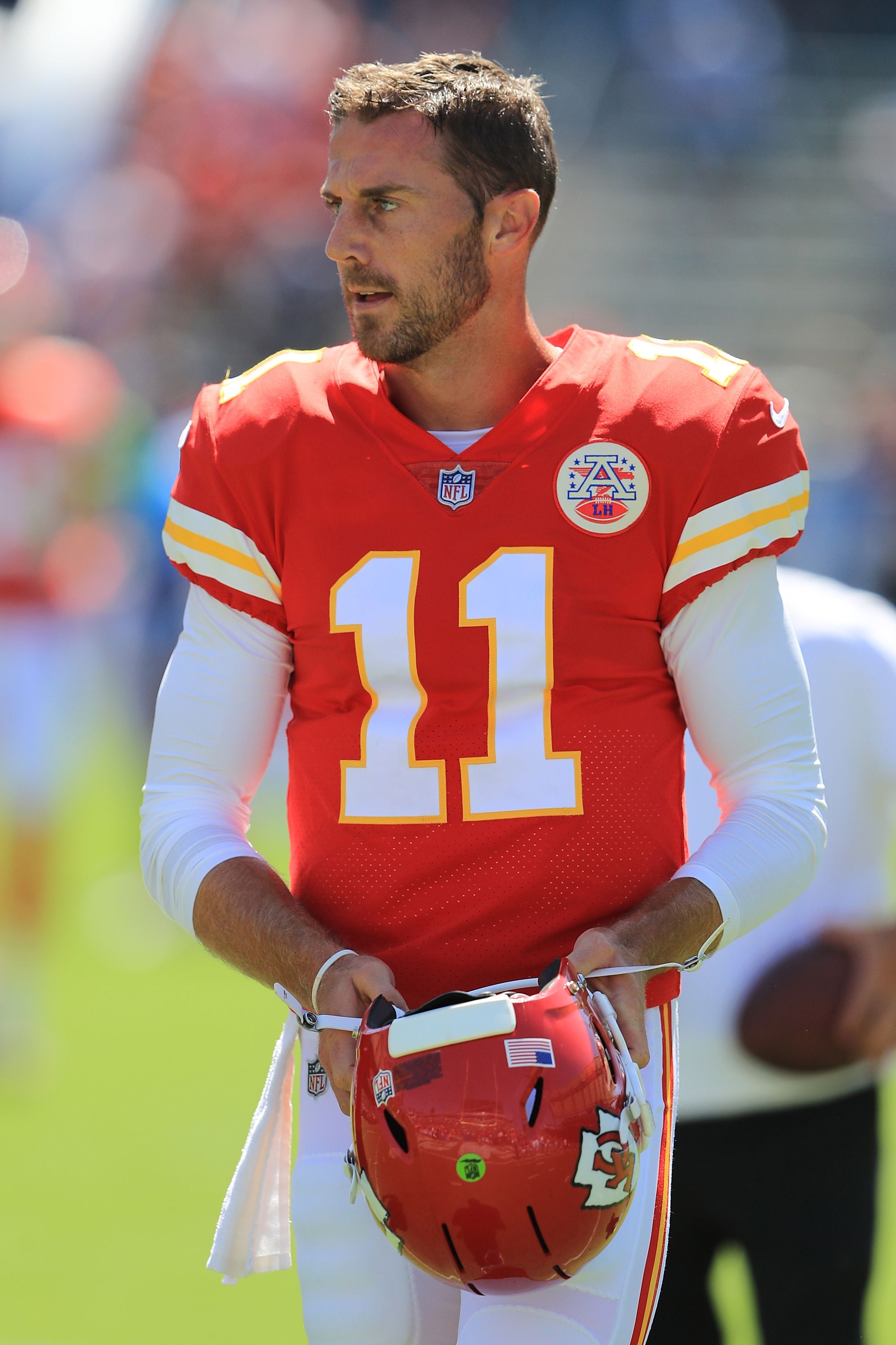 Alex Smith Autographed Framed Chiefs Jersey