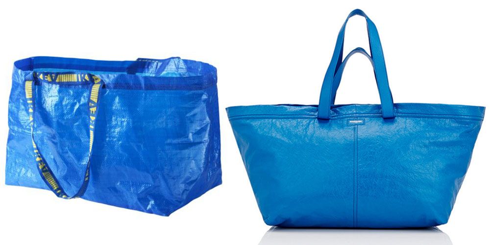 IKEA Responds To Balenciagas 2145 Bag That Looks Exactly Like IKEAs  99Cent Tote Bag And Its Hilarious  Bored Panda
