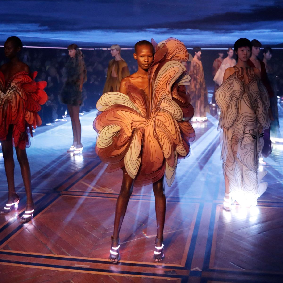 Iris van Herpen Sent Glow-in-the-Dark Heels Down the Runway at Paris  Couture Week