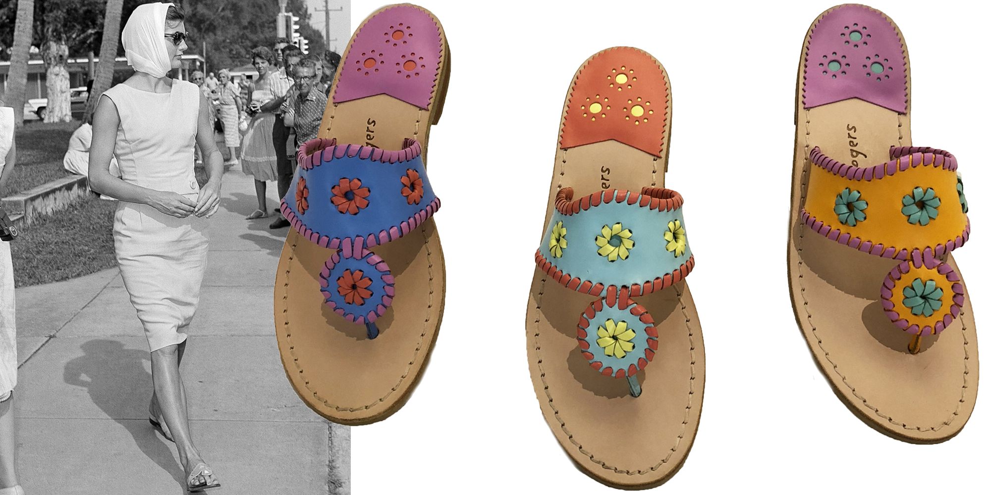 Colorful sandals  Colored sandals, New shop, Palm beach sandals