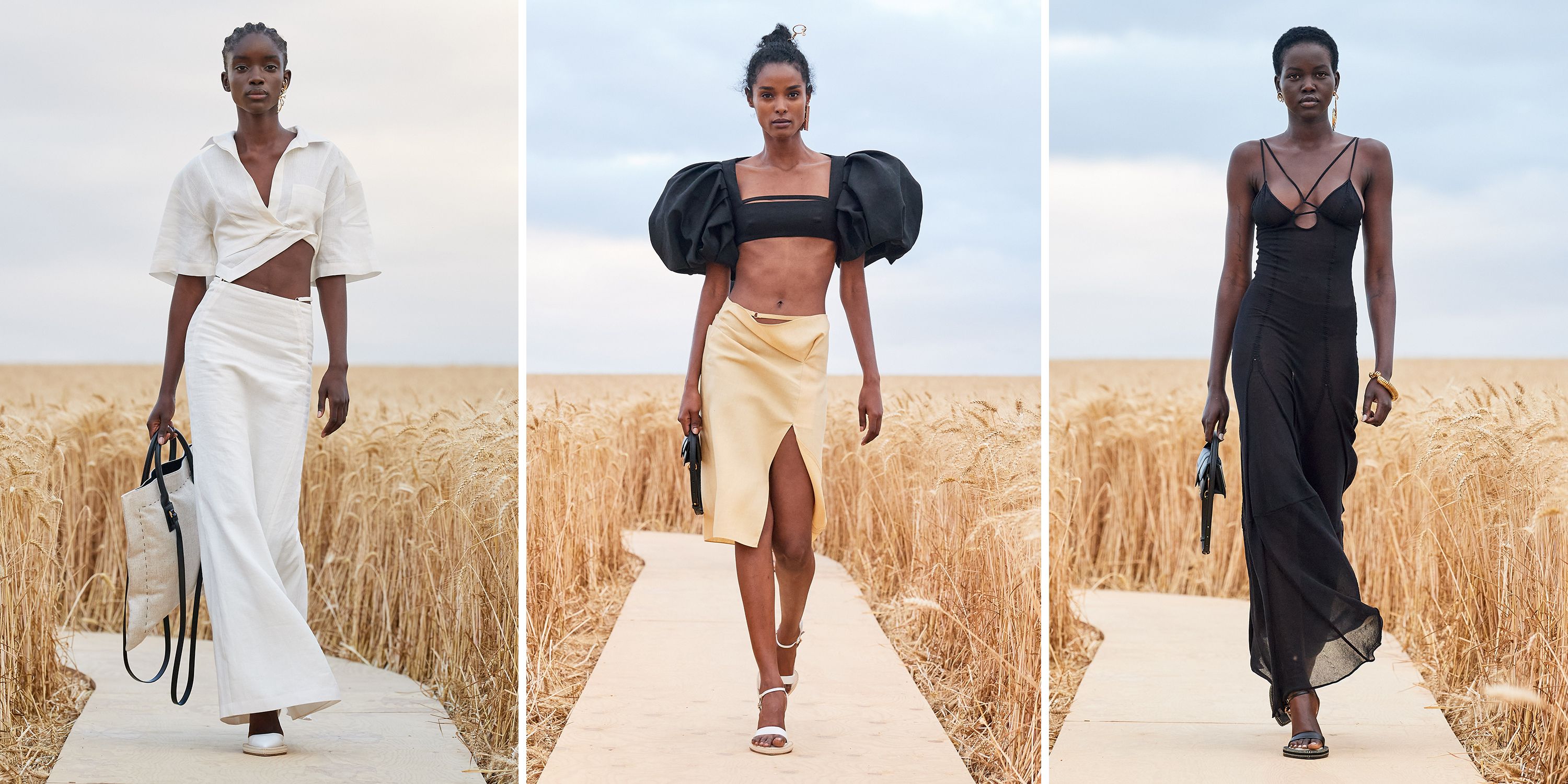 Jacquemus Debuts Spring 2021 Collection in Fields of Gold