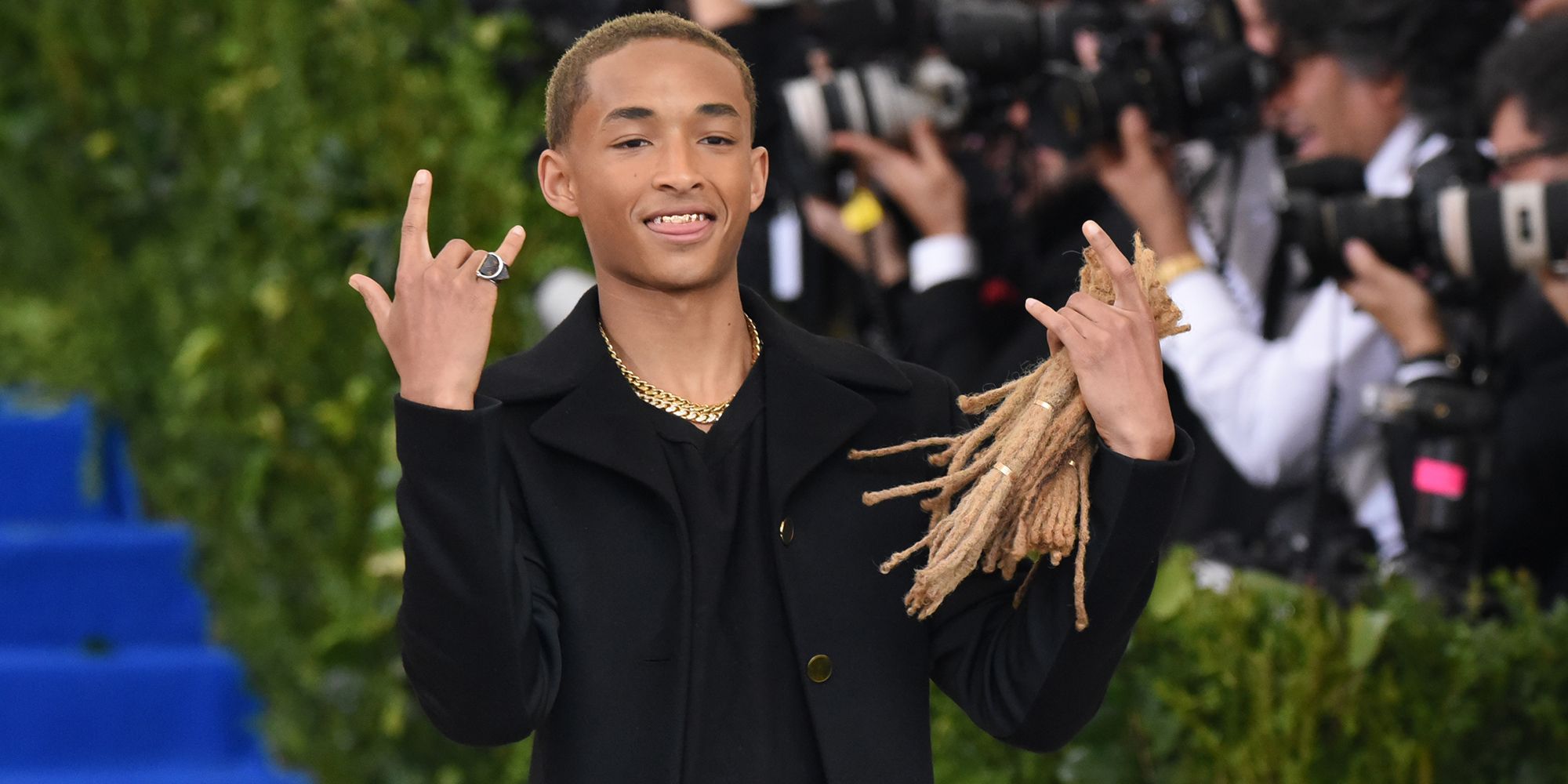 Jaden Smith Brought His Own Hair As An Accessory To The Met Gala  HuffPost  Life