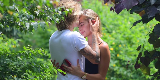 Justin Bieber Kisses Hailey Baldwin on the Forehead in New PDA Photos