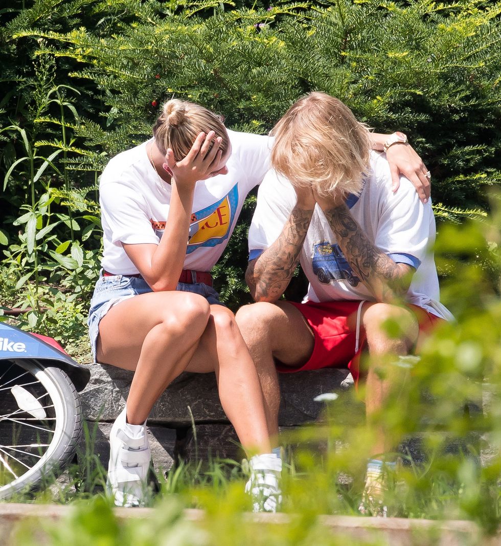 Justin Bieber And Hailey Baldwin Photographed Crying Together In New York