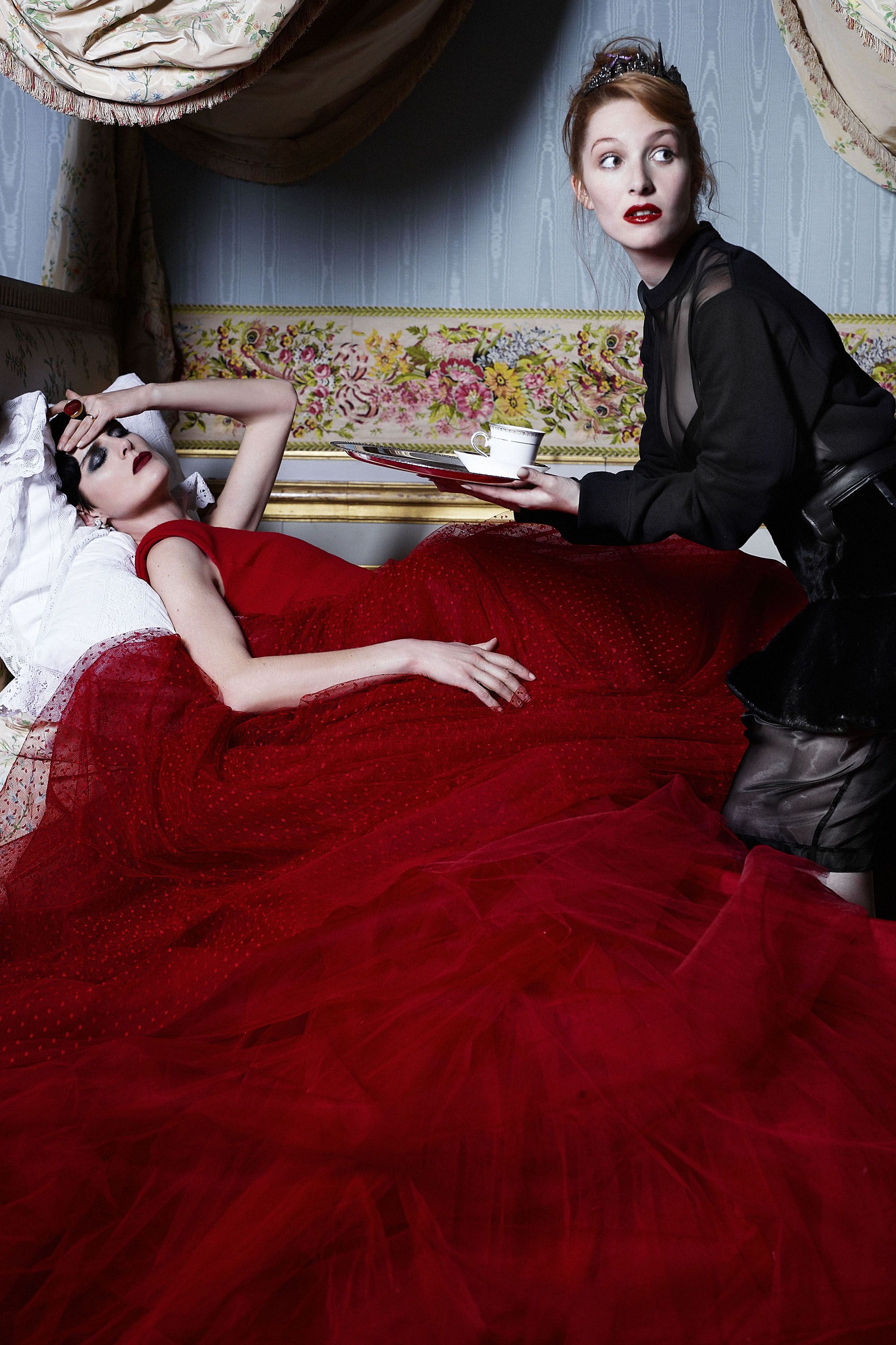 Karl lagerfeld red dress hotsell