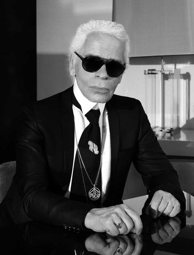 Karl Lagerfeld Talks Diet, Chanel Designs, and Cat Choupette