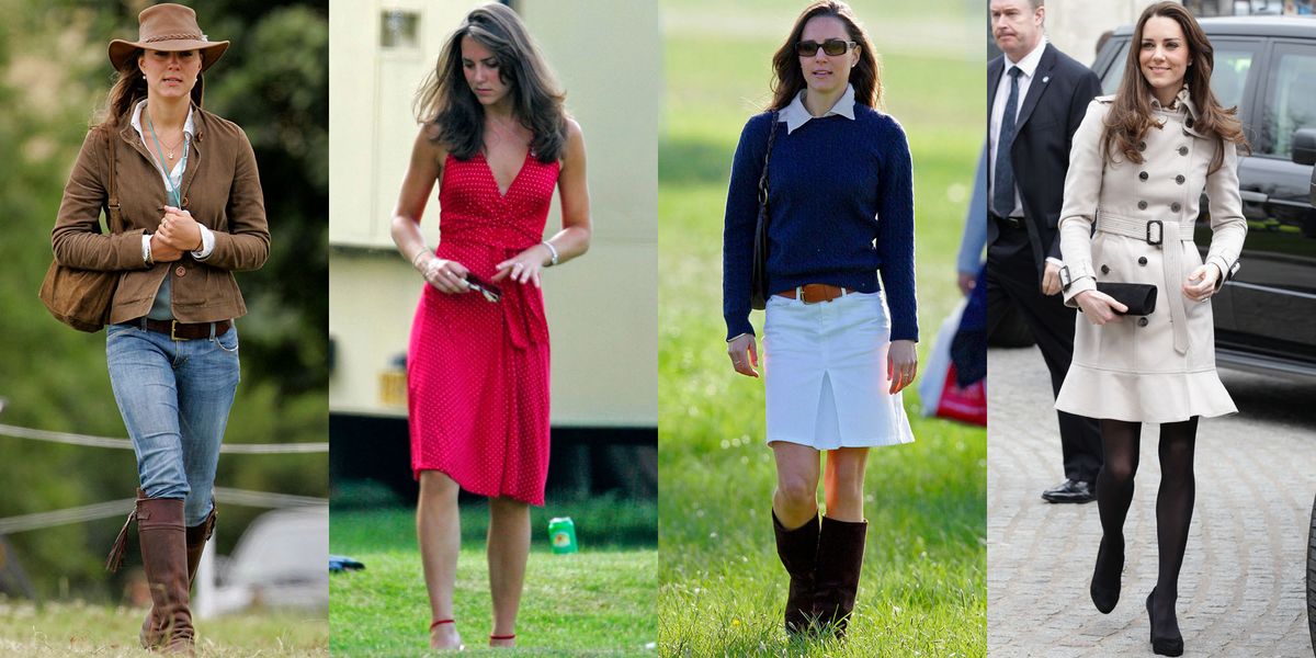 Frosset race trappe Kate Middleton Pre-Royal Duchess Style Photos - 55 Best Young Kate Middleton  Outfits
