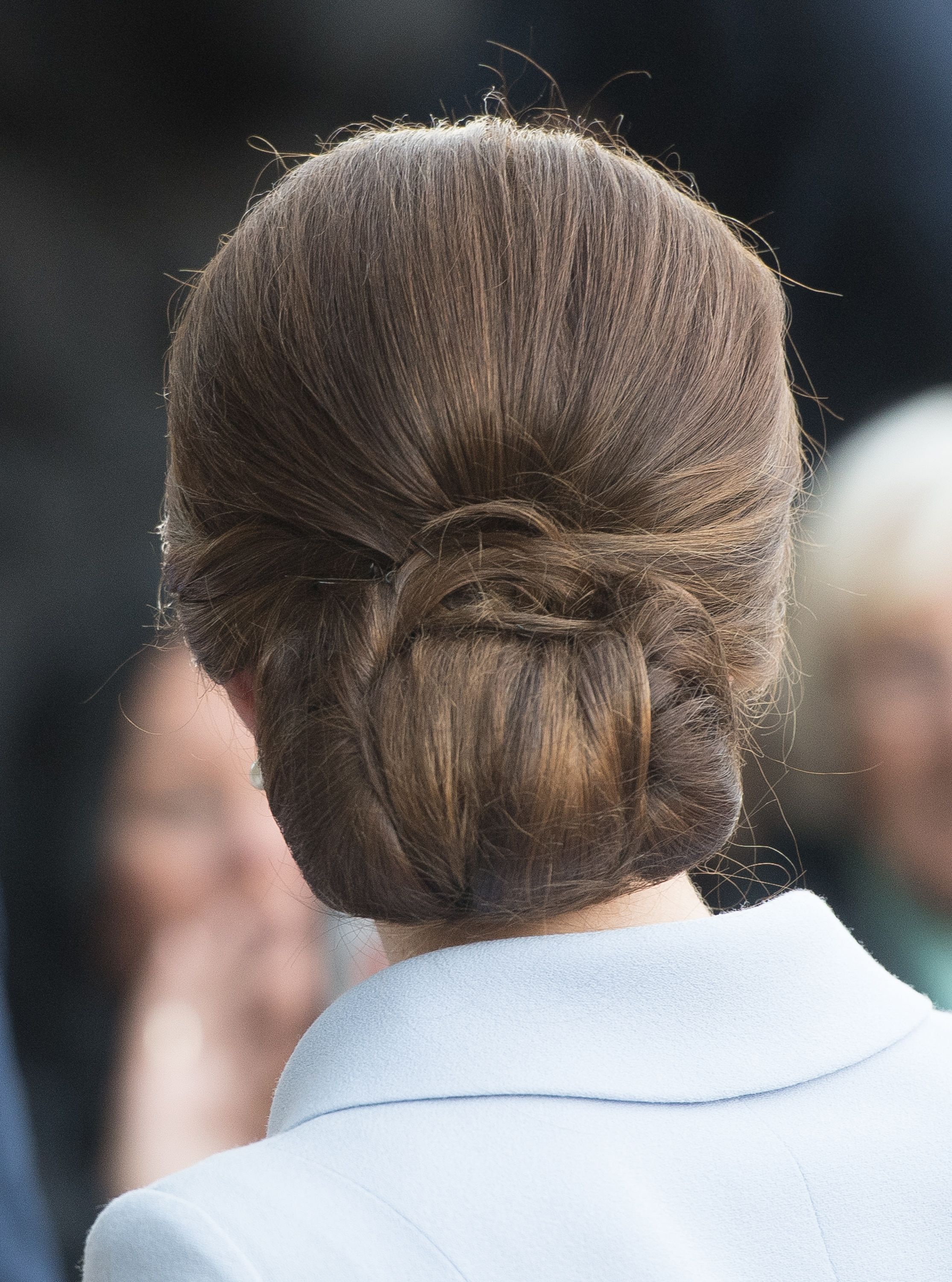 Kate Middleton inspired low bun updo #bridesmaid #bridesmaidhair #upd... |  TikTok