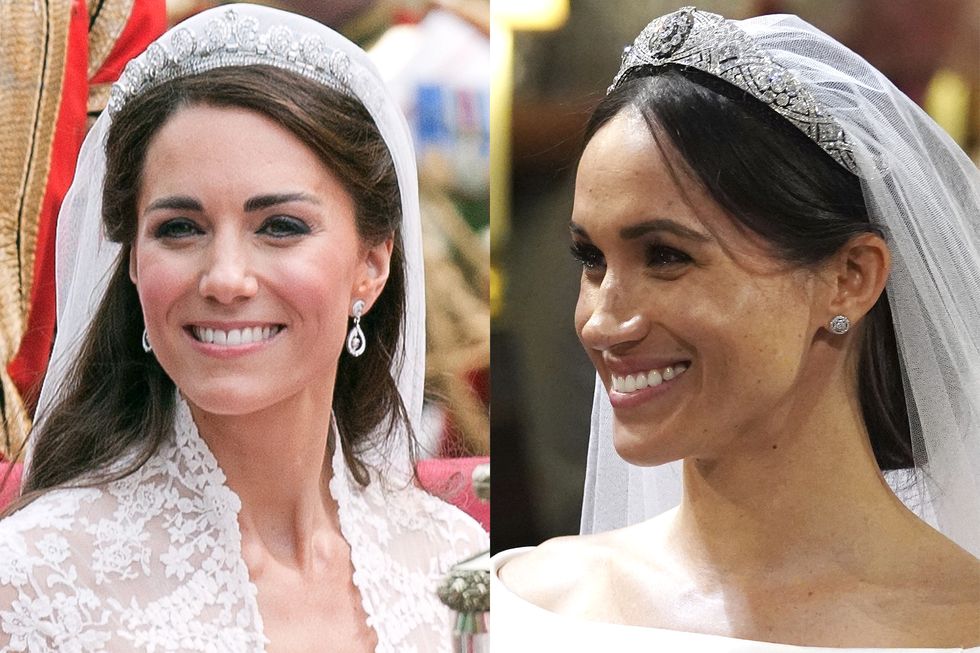 Meghan Markle's Wedding Tiara Compared to Kate Middleton's Tiara