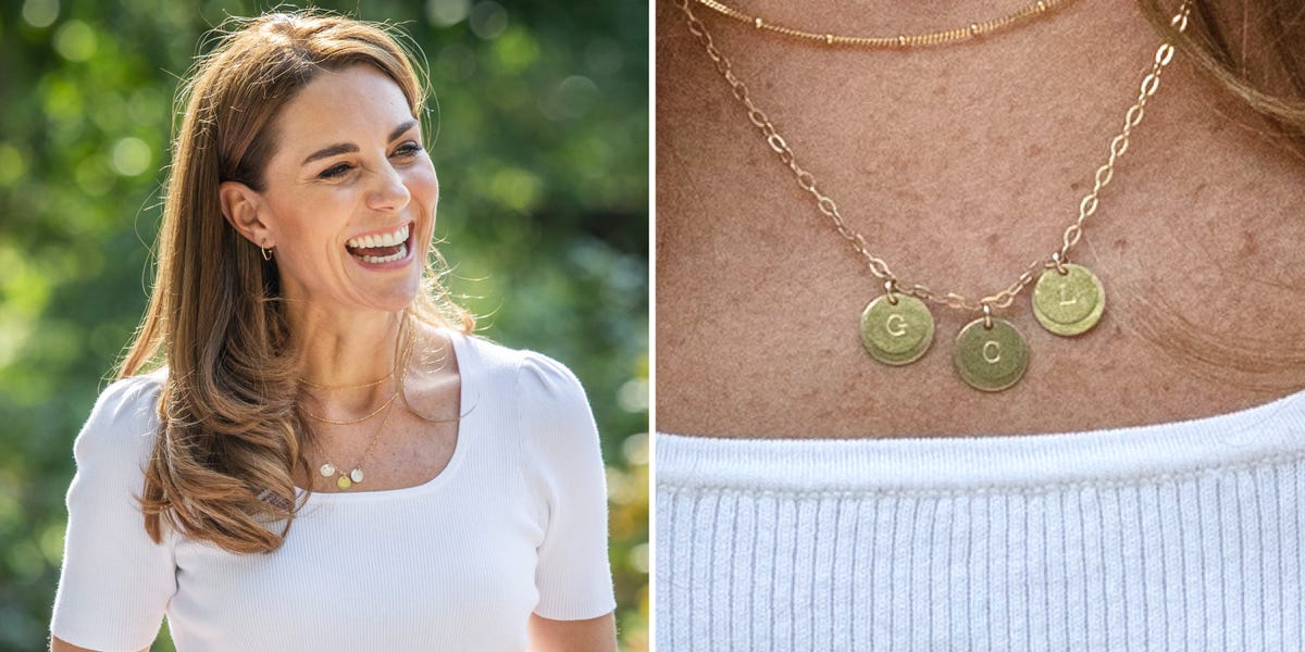 Kate Middleton Necklace Features Kids' Initials