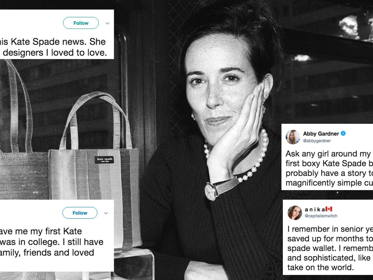Women Share Tweets About First Kate Spade Bag - Kate Spade Tributes On  Twitter