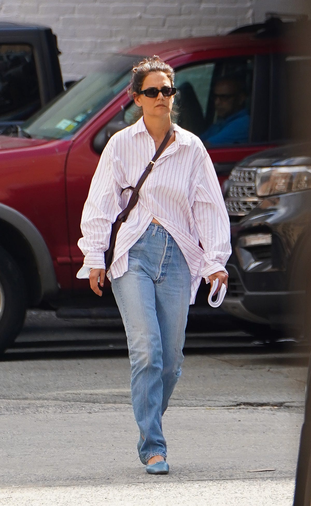 Katie Holmes And Her Gorgeous Hermès Haut De Courroies - StyleFrizz