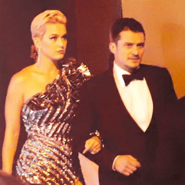 *EXCLUSIVE* Newly Engaged couple Katy Perry and Orlando Bloom attend Jay Z and Beyonce's party in West Hollywood