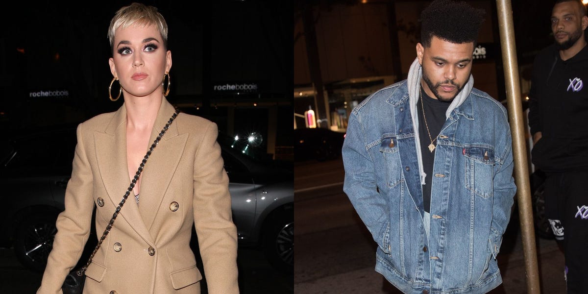 Katy Perry and The Weeknd Meet for Dinner