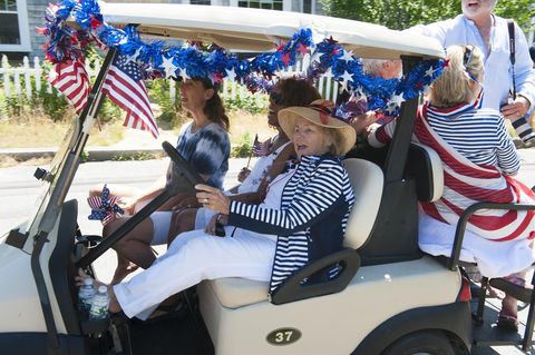 Shoe, Fender, Flag, Flag of the united states, Golf cart, Pole, Flag Day (USA), Independence day, Sun hat, Boot, 