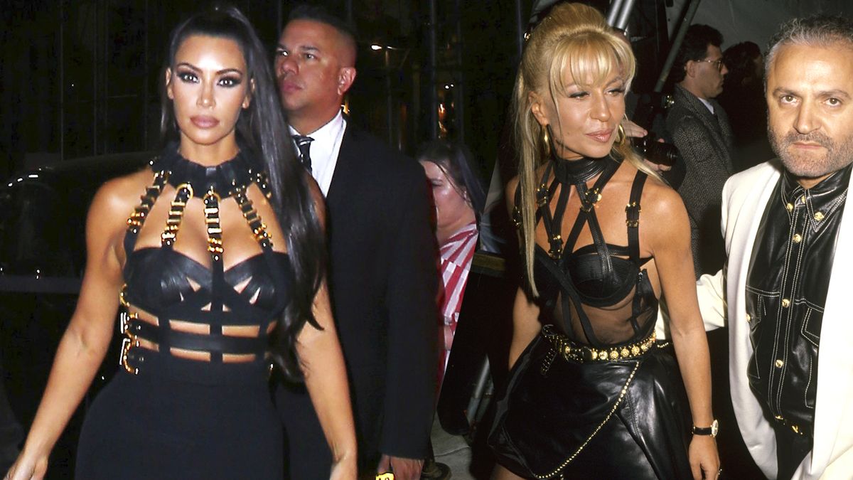 Kim Kardashian in Versace Met Gala Afterparty - Kim Kardashian Met Gala  Looks