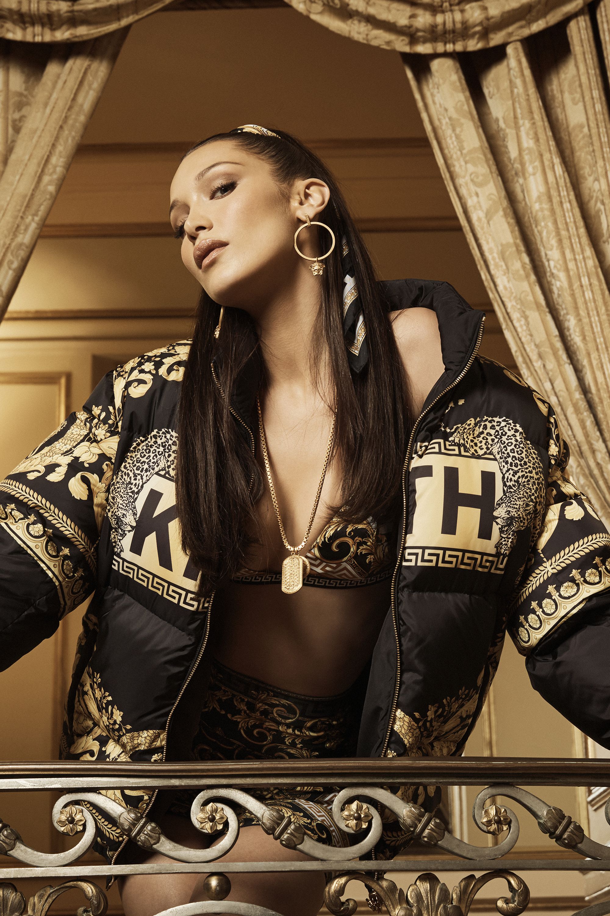 Bella Hadid unveiled as new face for Kith X Versace campaign