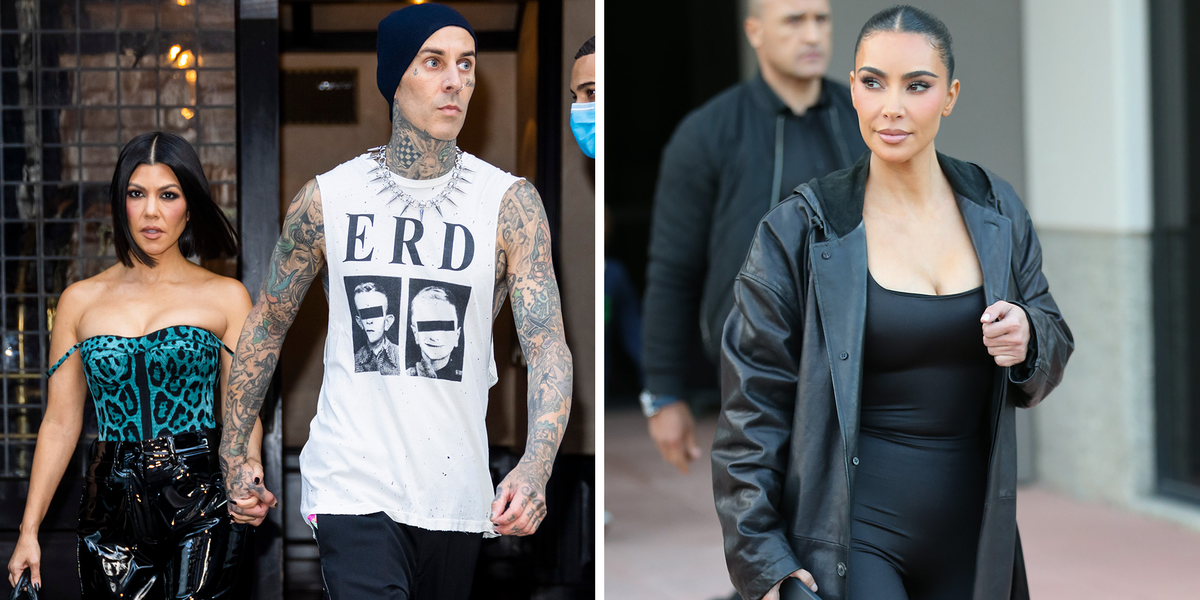 Travis Barker on Rumors About Kourtney and Kim Kardashian's Feud