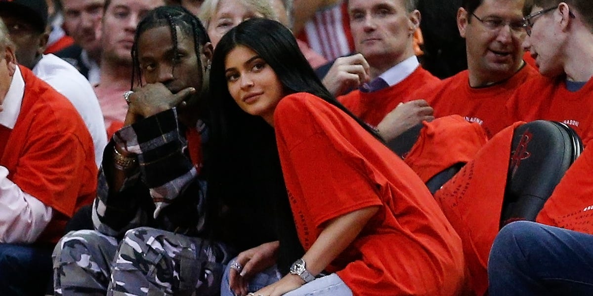 Kylie Jenner & Boyfriend Travis Scott Attend Houston Rockets Game!: Photo  4092358, Kylie Jenner, Travis Scott Photos