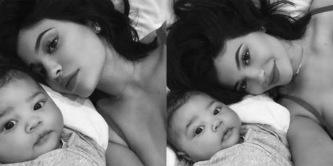 Kylie Jenner Shares Adorable Selfies with Stormi Webster on Instagram