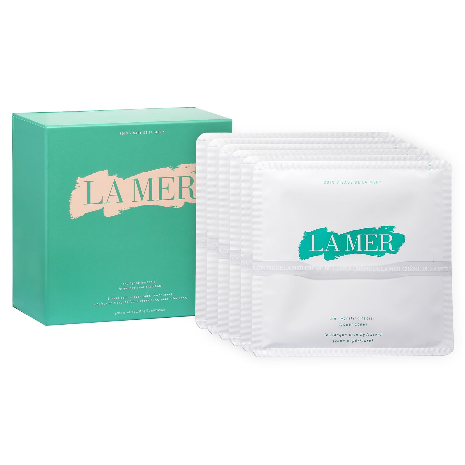 NEW! LA MER Hydrating Facial factory Sheet Mask 1 mask pair