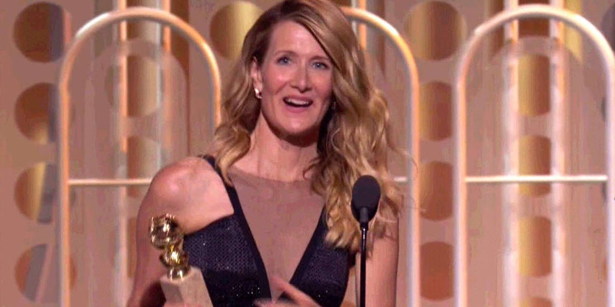 Laura Dern Delivers Powerful Golden Globes Speech