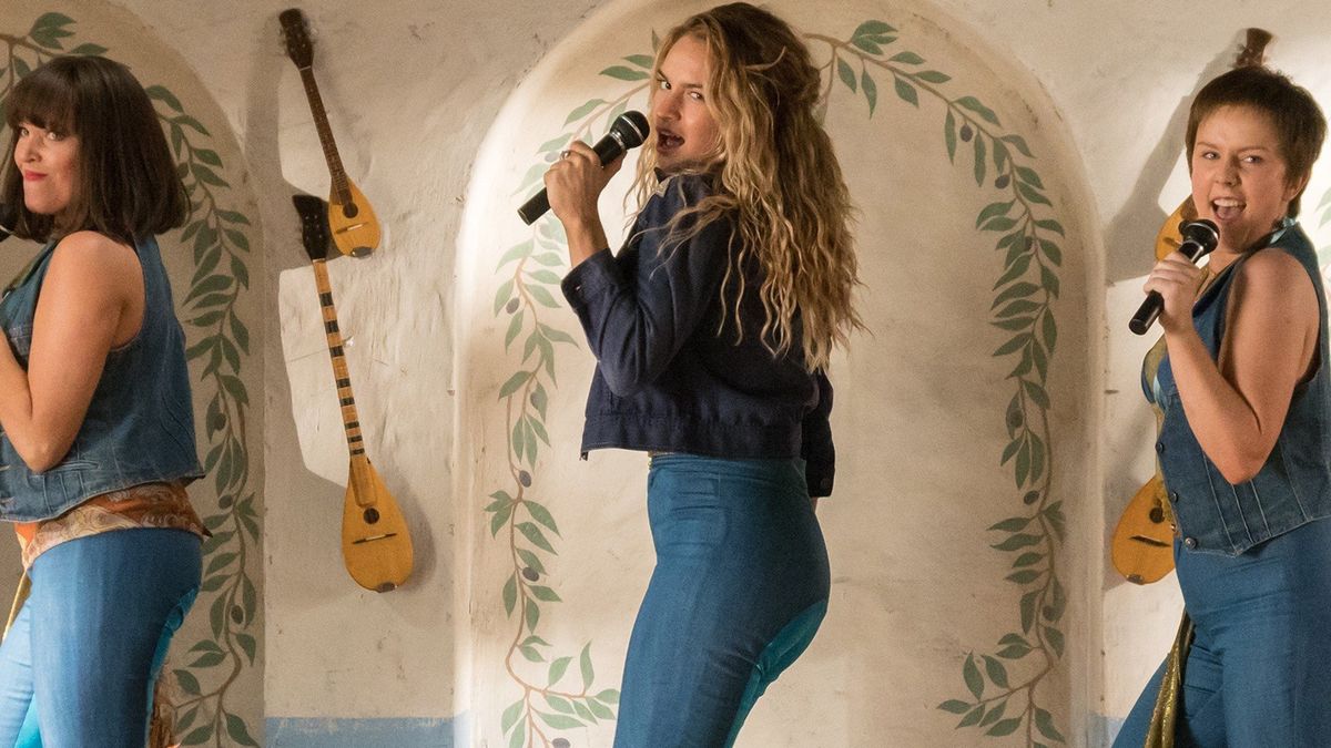I Have Real Concerns About The Outfit Lily James Wore to the Mamma Mia 2  Photocall - Go Fug Yourself - I Have Real Concerns About The Outfit Lily  James Wore to