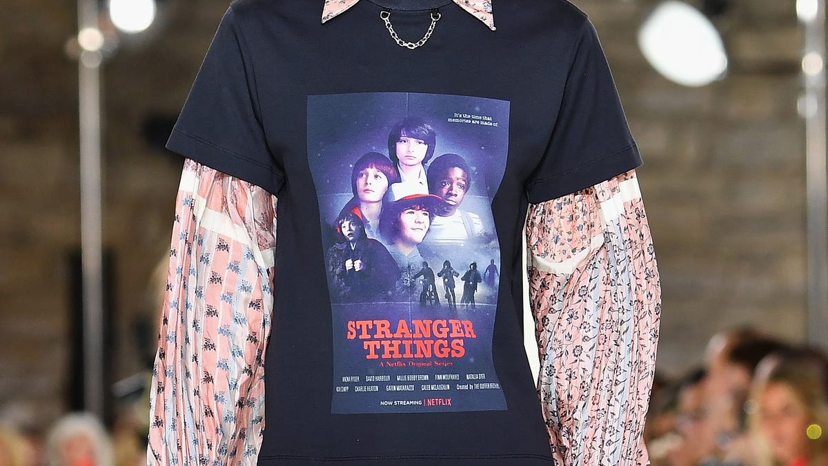 Louis Vuitton 'Stranger Things' T-shirt - Louis Vuitton Debuts